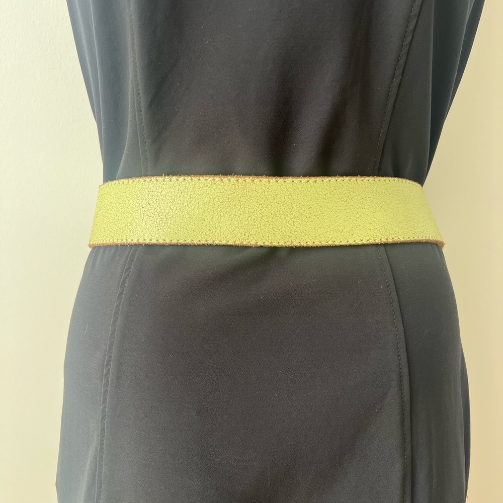 Buffalo David Bitton Gold Metallic Beaded Buckle Waist Belt - Picture 3 of 8